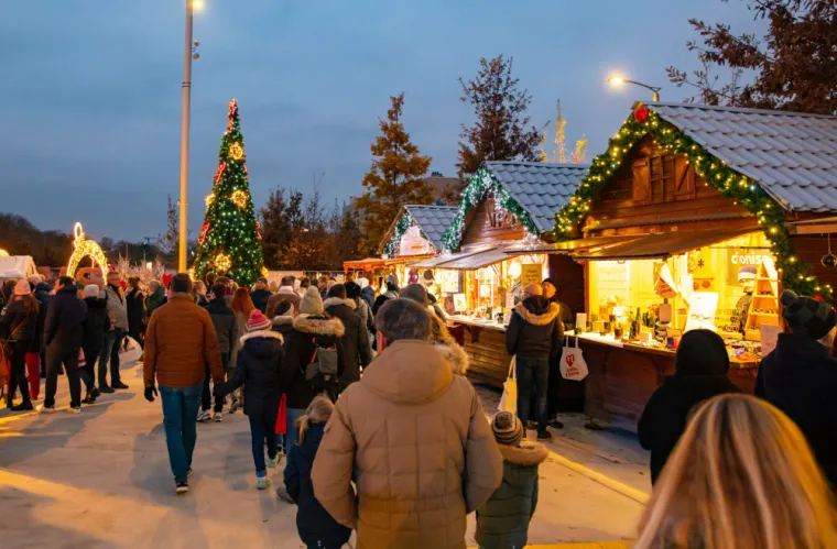 Marché de noël à Hyères., Brignoles, Cires Lafont